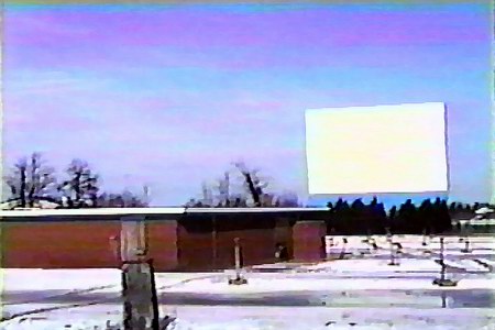 Twilite Drive-In Theatre - Projection And Screen From Darryl Burgess (newer photo)